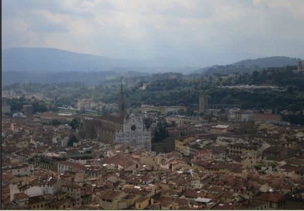 View from the top of the Dome