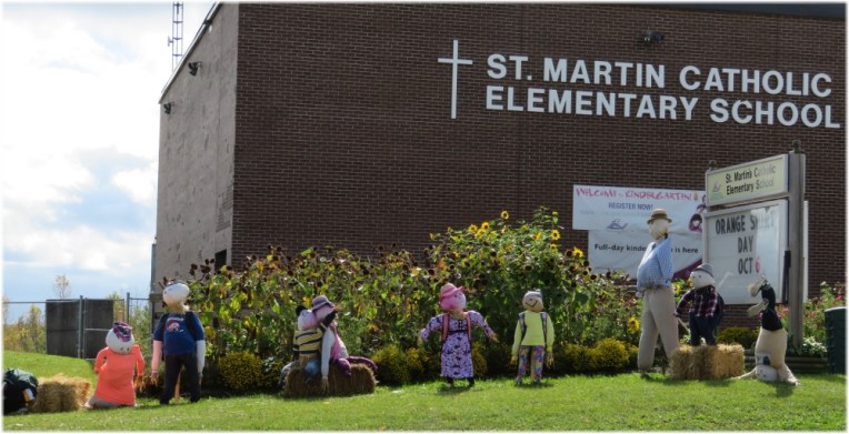 Scarecrow contest school