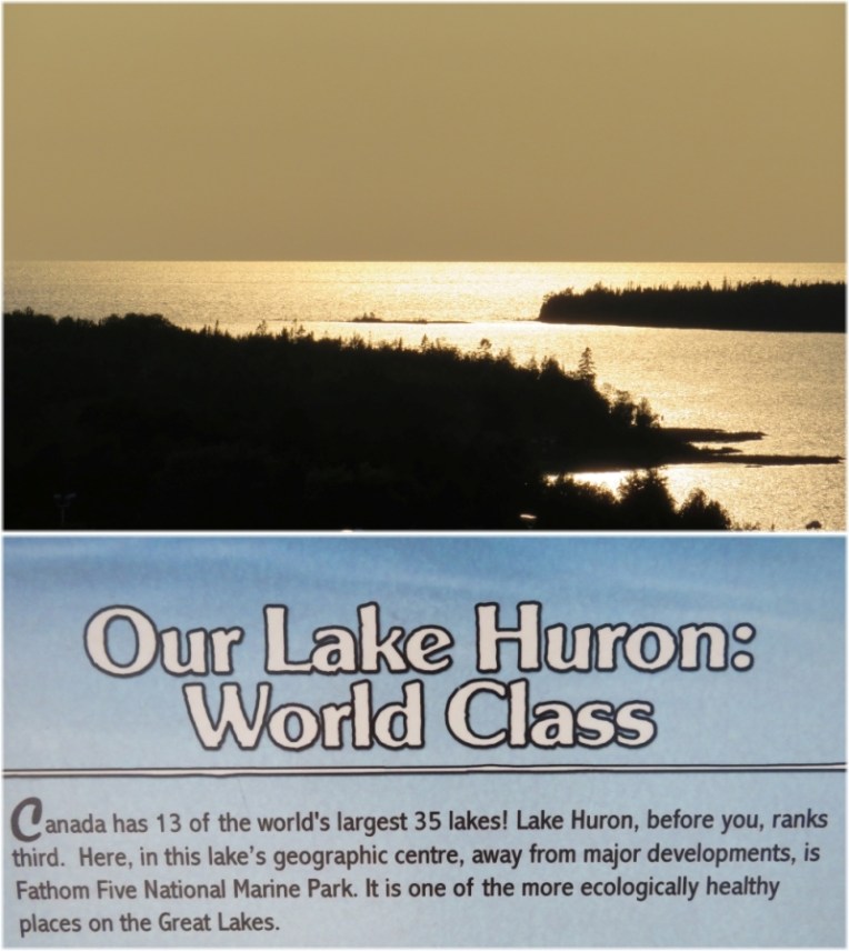 Lake Huron from the Tower Sunset