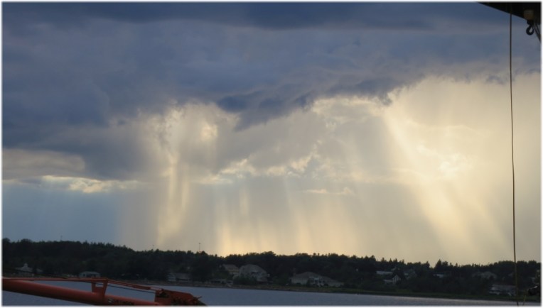 Passing storm Parlee Beach New Brunswick