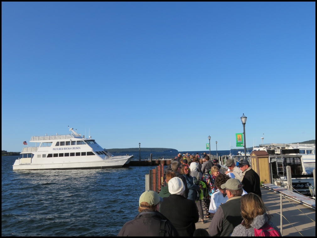 Staying in line with another 50 excited people