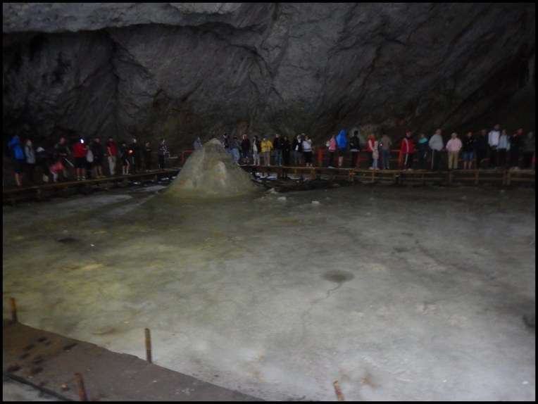 Scarisoara Ice Cave - the Glacier the Main Room