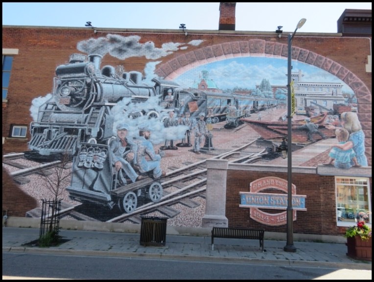 Pembroke mural - GRAND TRUNK UNION STATION