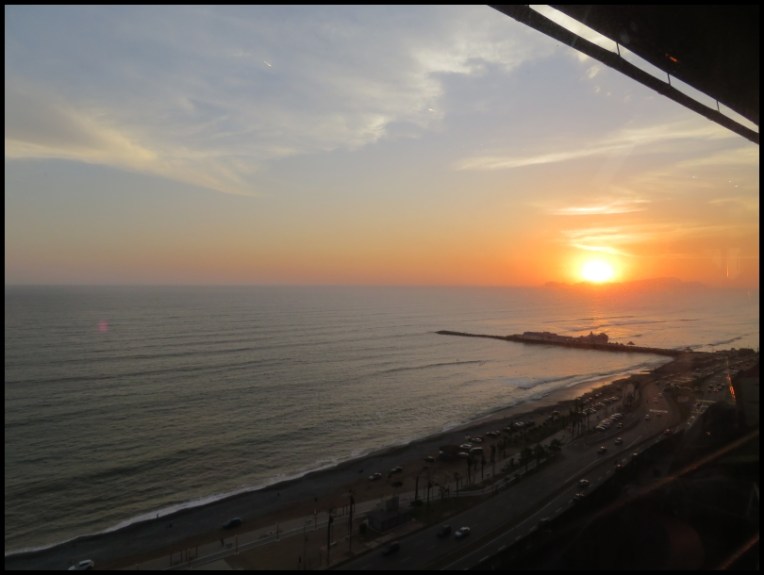 Lima - Miraflores - Pacific Ocean sunset