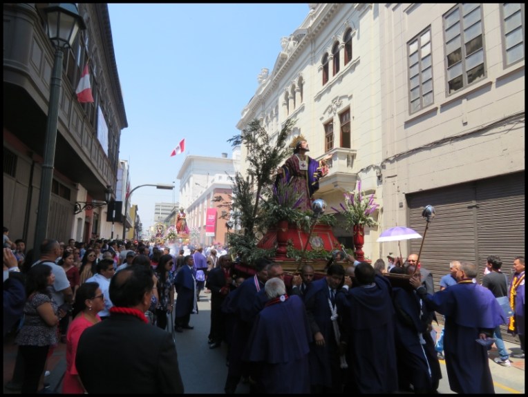 Procession in Historical Centre, Lima