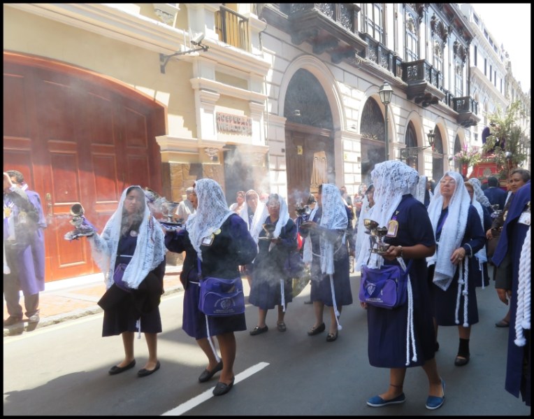 Procession in Historical Centre, Lima