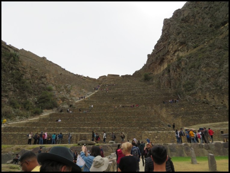 Ollantaytambo - Archaeological park -terraces of Pumatallis