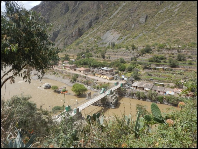 Ollantaytambo - Inca Bridge top view