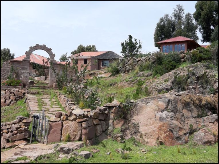 Taquile Island - landscape and houses