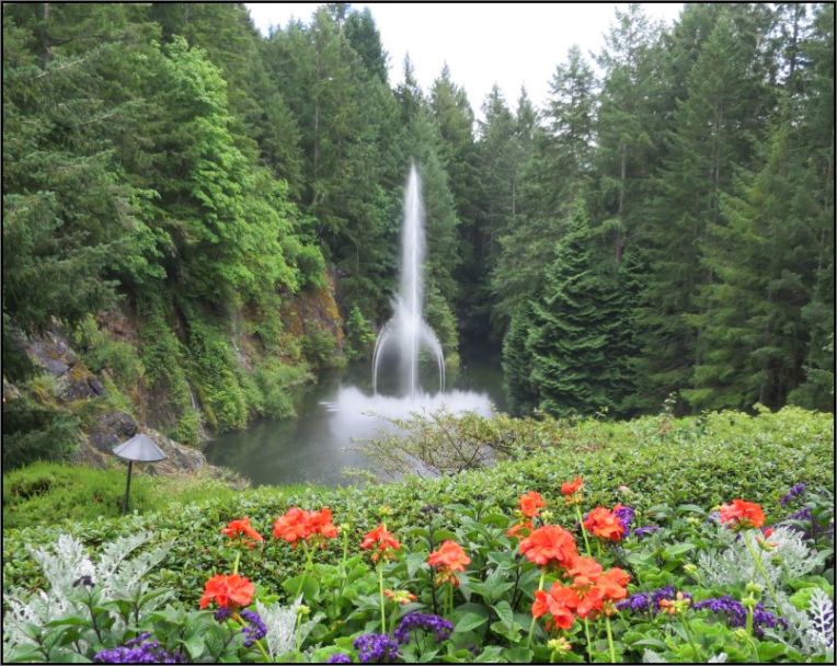 The Butchart Gardens - Ross Fountain