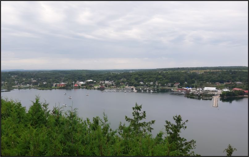 Gore Bay viewed from The East Bluff Lookout