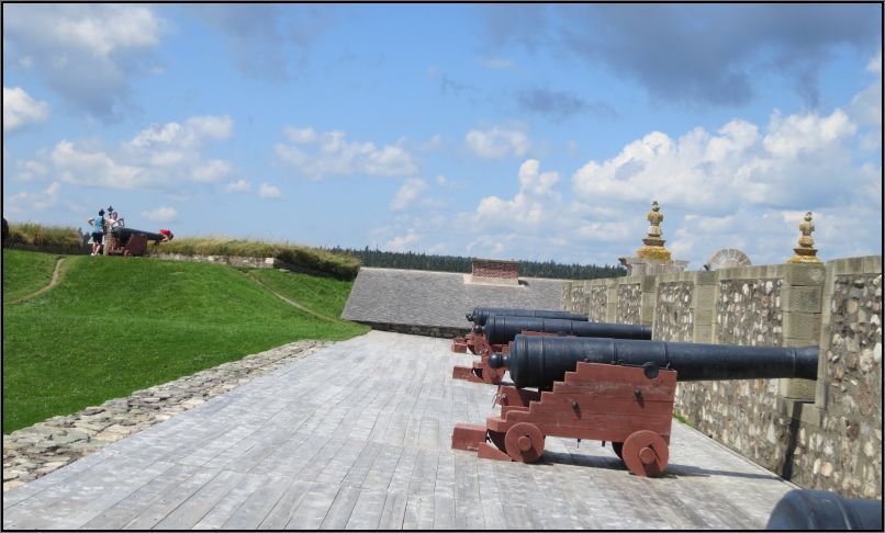 Louisbourg fortress Dauphin demi bastion