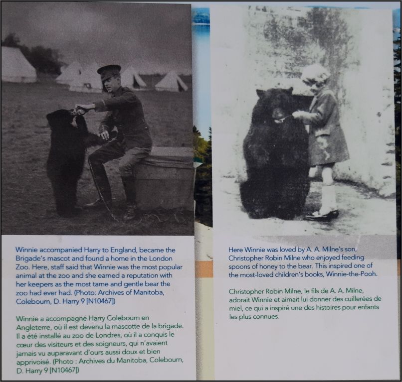 Harry Colebourn and Winnie, Christopher Milne and Winnie