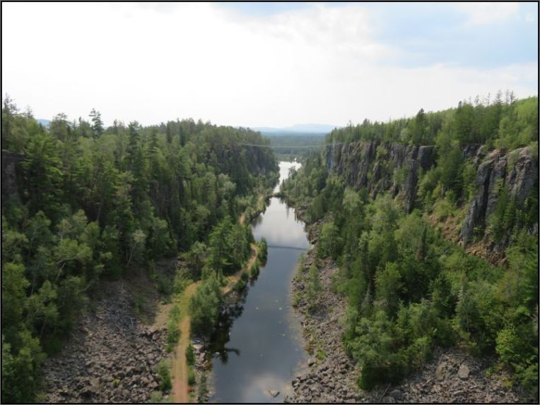 Eagle canyon suspension bridge 100feet