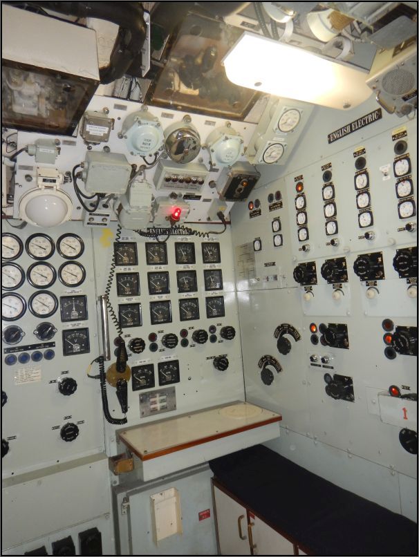 Onondaga submarine, electrical room