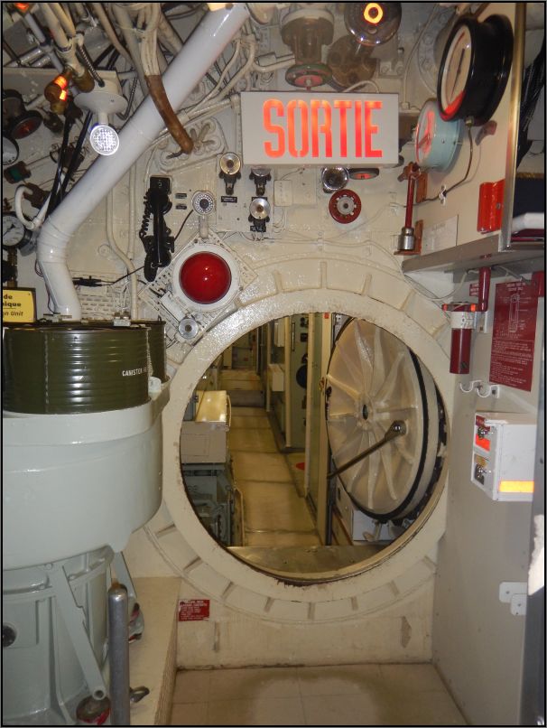 Onondaga submarine narrow passage