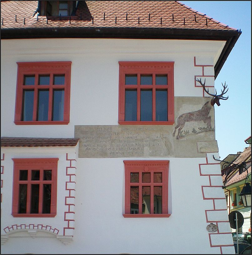 Medieval house, section restored