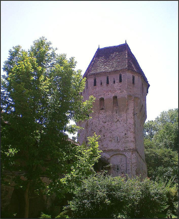 Sighisoara - The Tinsmiths' Tower - has the most expressive architecture and 25 m high