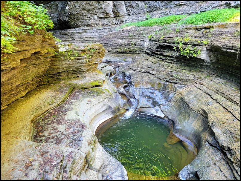 Flumes and potholes - Glen creek, Watkins Glen state park