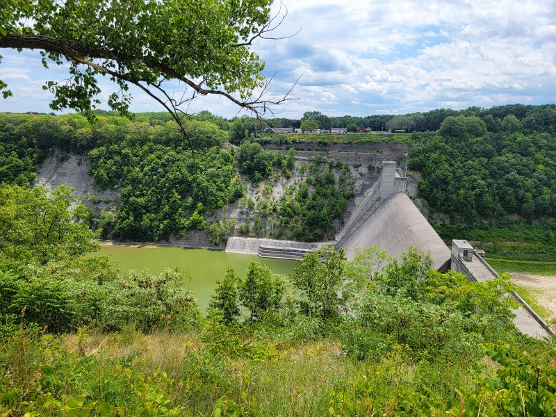 Mount Morris Dam, Letchworth state park