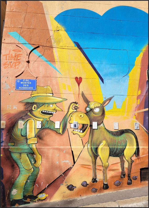 Montée des Accoules street art