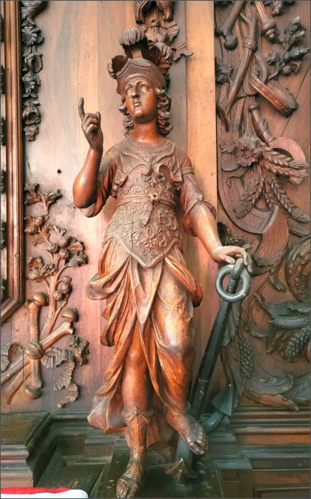 Sainte Mary Magdalene Basilica wooden sculpture