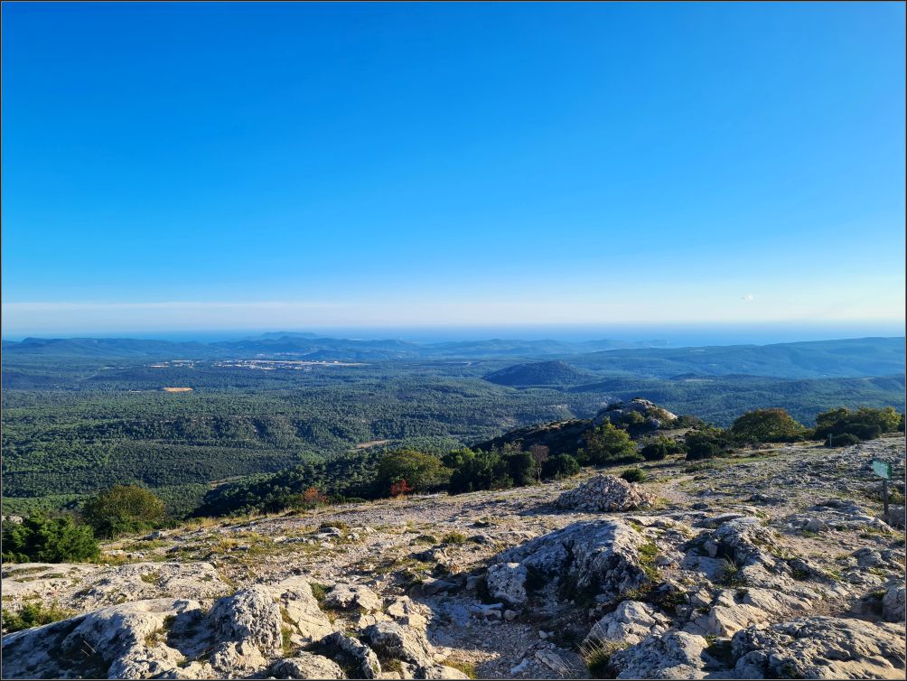 View from the massif of Sainte-Baume