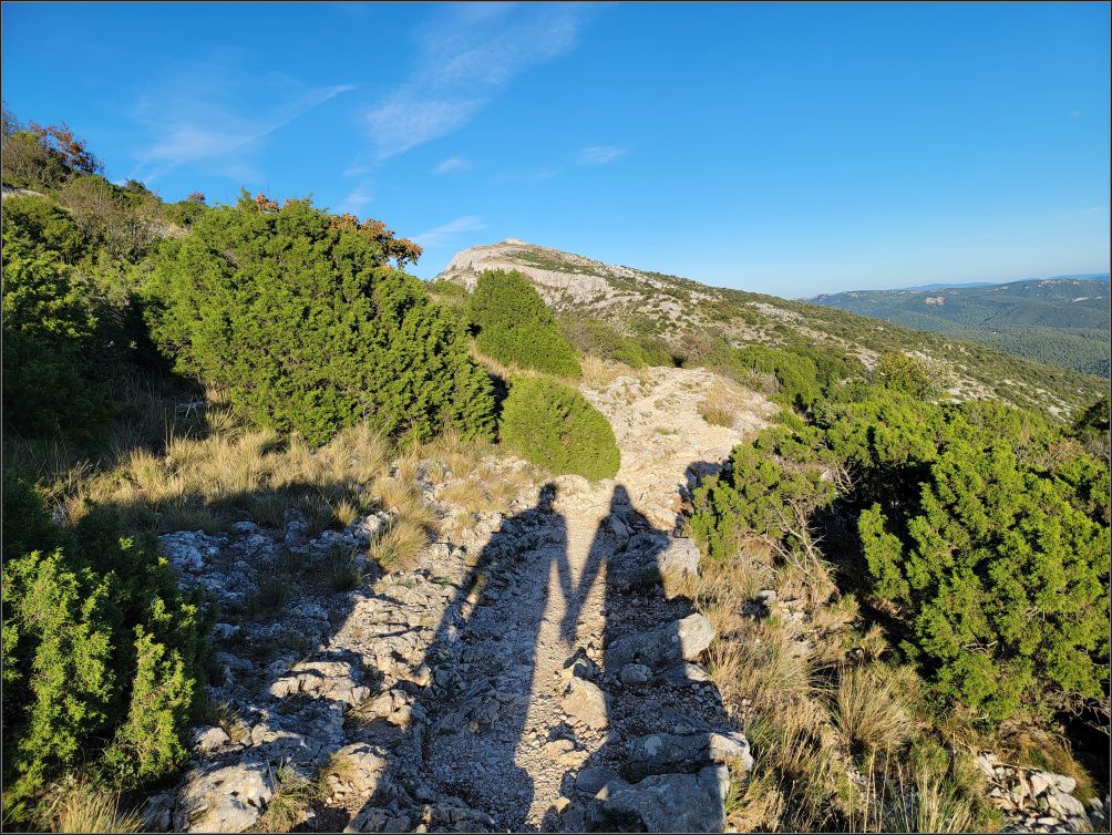 walking on the massif of Sainte-Baume