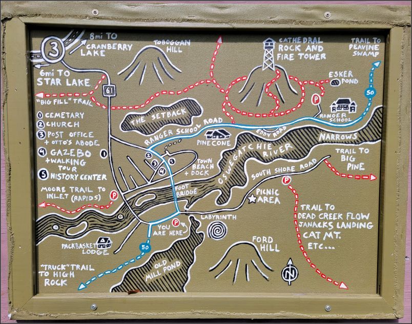 Map, Wanakena