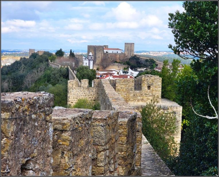 Óbidos castle and walled city