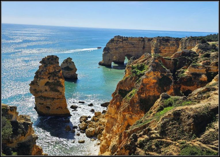 Ponta da Piedade cliffs