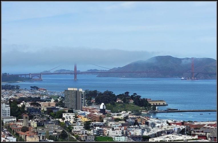 Golden Gate Bridge from Coit Tower
