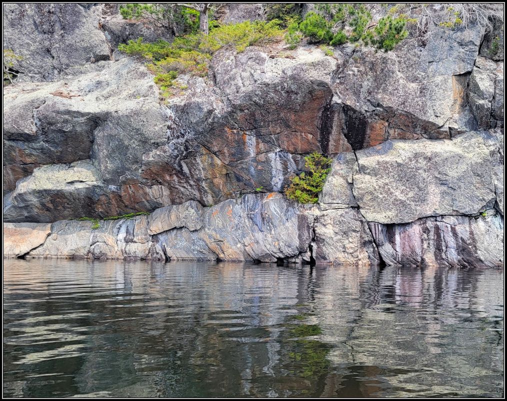 colourful minerals Long Lake