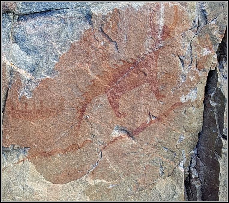 Agawa Rock, pictographs