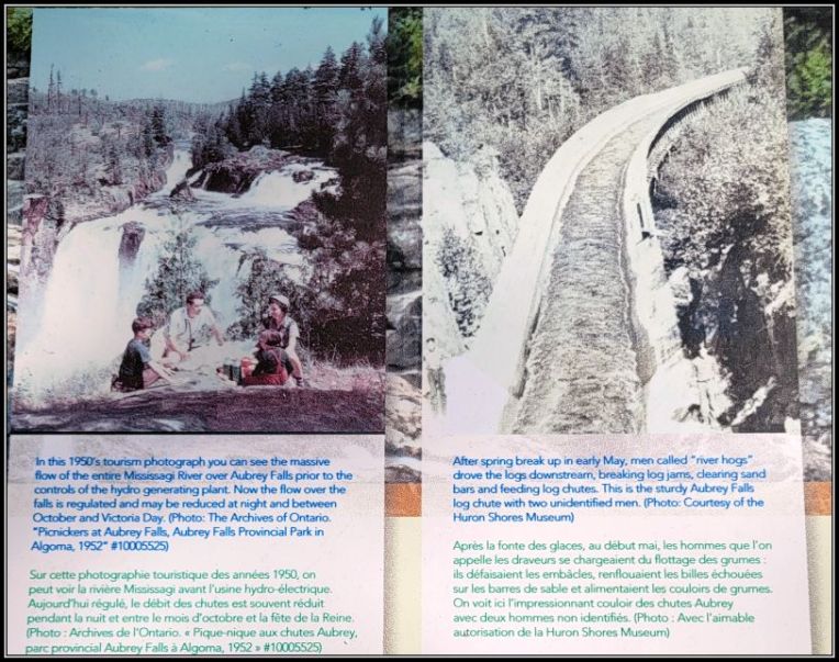 Aubrey falls and log chute