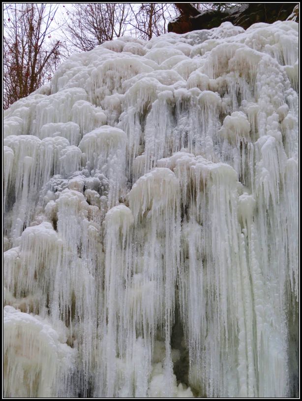 Tiffany falls closeup