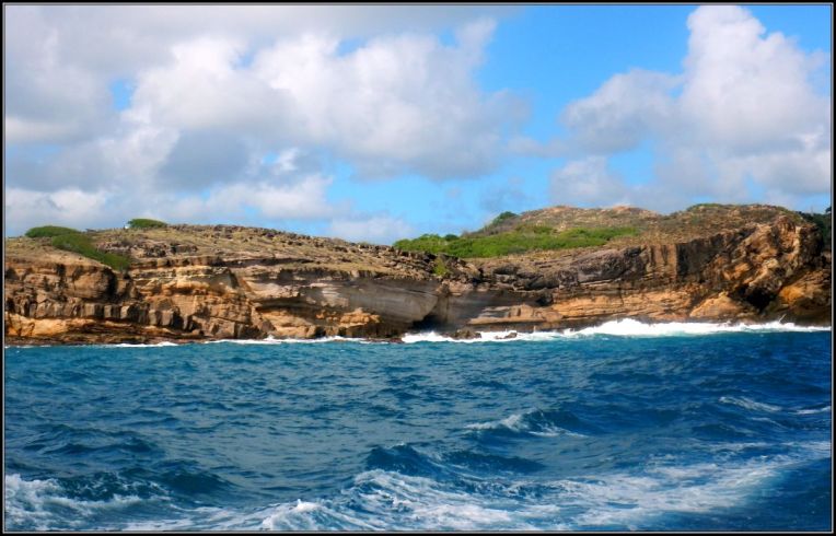 Rock formations, Antigua shoreline