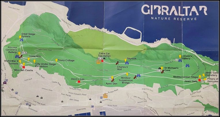 Gibraltar Nature Reserve map